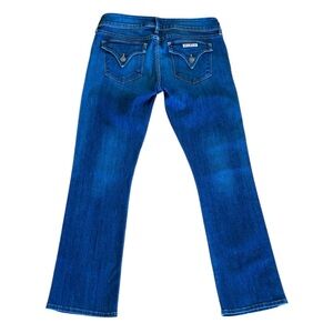 Hudson‎ Beth Baby Boot Crop Low Rise Back Flap Pockets Jean Size 27